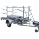 Steel wire mesh paddle cage for MASTER-TECH trailers