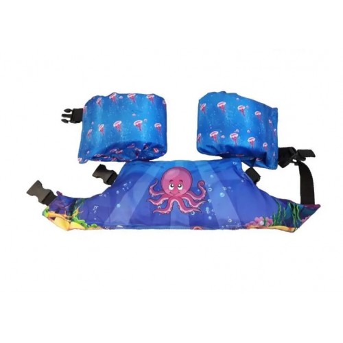 Child swimming vest AQUARIUS PUDDLE JUMPER - Octopus