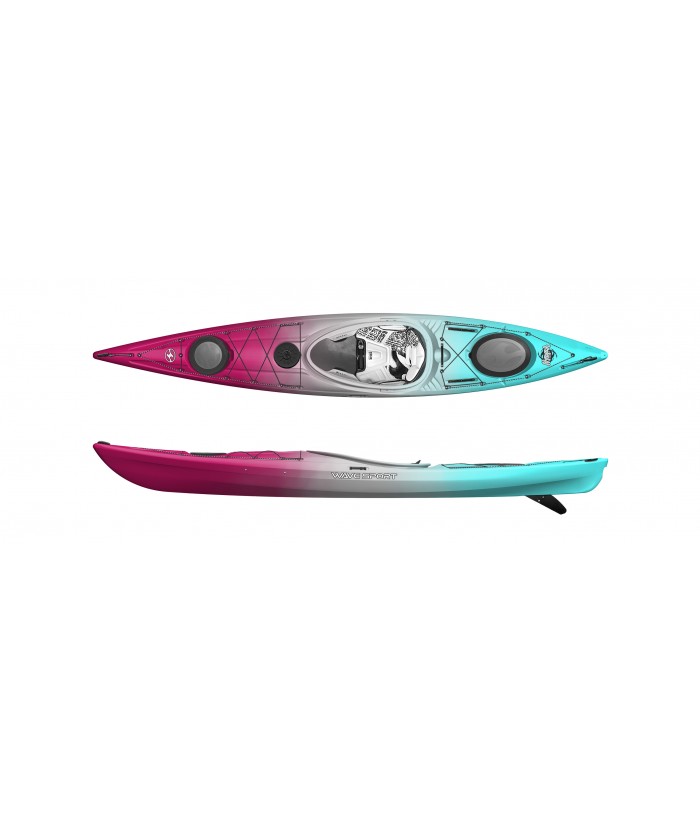 Vienvietė baidarė WAVESPORT HYDRA 125 CORE WHITEOUT