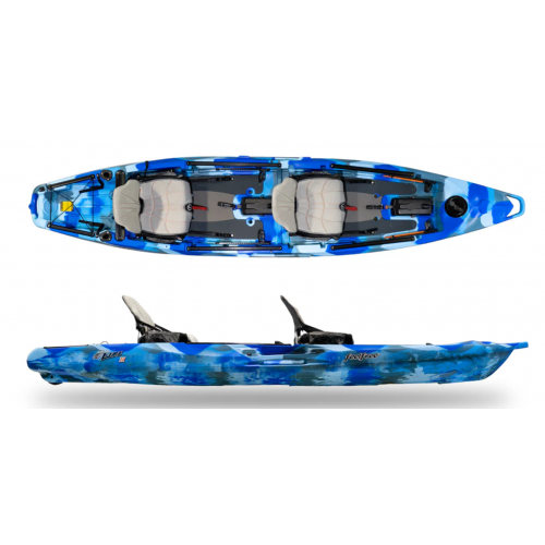 Tandem fishing kayak FEELFREE LURE TANDEM - OVERDRIVE READY