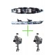 Tandem fishing kayak FEELFREE LURE TANDEM - OVERDRIVE PEDAL