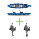 Tandem fishing kayak FEELFREE LURE TANDEM - OVERDRIVE PEDAL