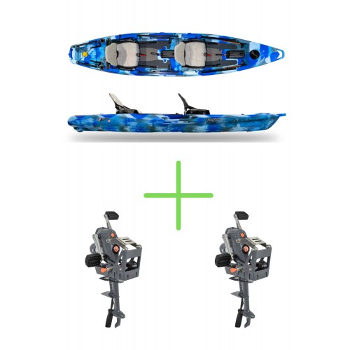 Tandem fishing kayak FEELFREE LURE TANDEM - OVERDRIVE PEDAL