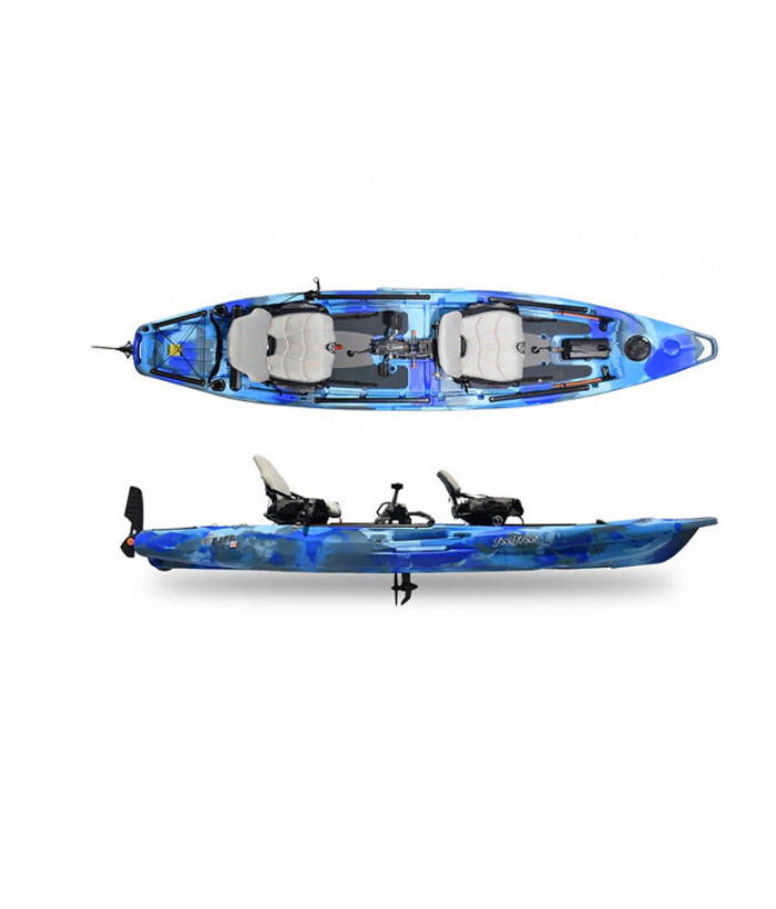 Tandem fishing kayak FEELFREE LURE TANDEM - OVERDRIVE PEDAL