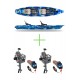 Tandem fishing kayak FEELFREE LURE TANDEM - OVERDRIVE PEDAL