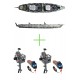 Tandem fishing kayak FEELFREE LURE TANDEM - OVERDRIVE PEDAL