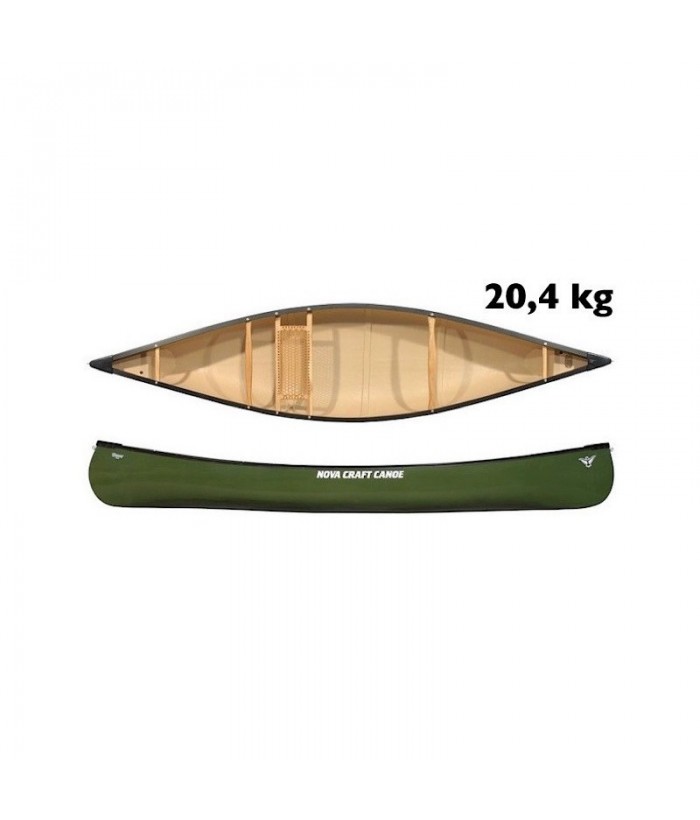 Canoe NOVA CRAFT TRAPPER 12.0 SOLO FIBERGLASS