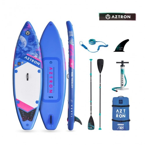 Inflatable SUP board set AZTRON TERRA 10.6