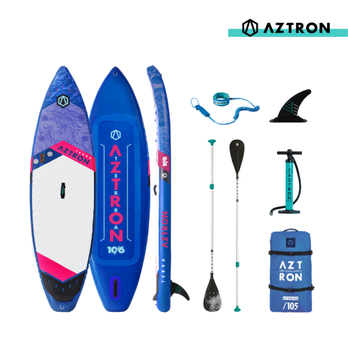 Inflatable SUP board set AZTRON TERRA DARK 10.6