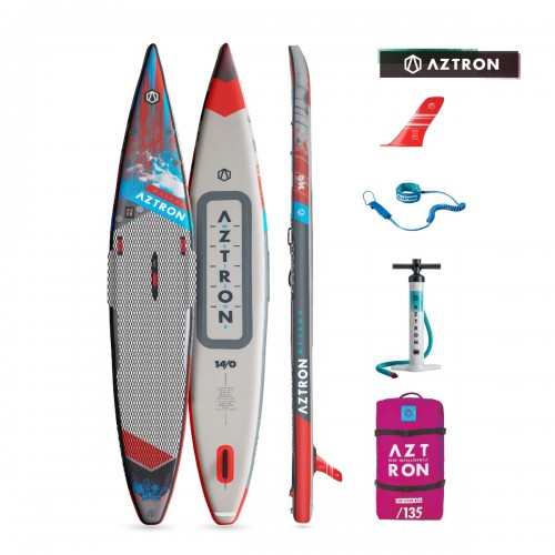 Inflatable SUP board set AZTRON METEOR 14.0