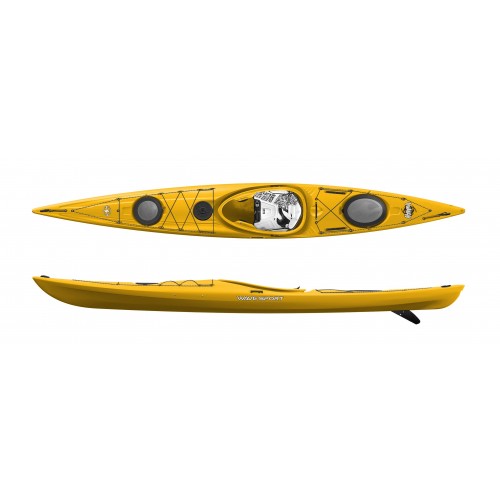 Vienvietė baidarė HYDRA 145 LV CORETOUR su vairo sistema