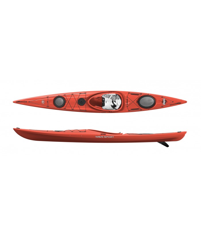 Single kayak HYDRA 145 LV CORETOUR + RUDDER