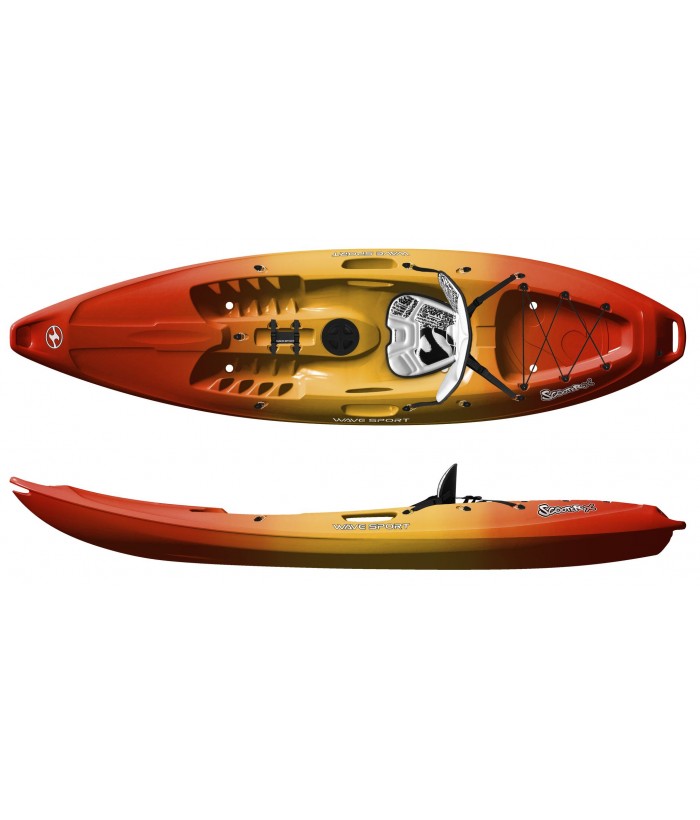 Sit On Top kayak WAVESPORT SCOOTER X WHITE-OUT