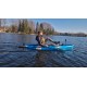 One seated modular fishing kayak AMBER GOBY I 8.9
