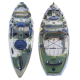 Solo fishing SOT kayak AMBER BAIT COMFORT