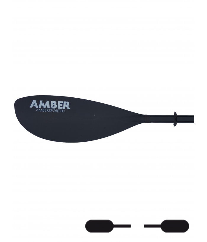 Fishing paddle for kayak AMBER K2 VARIO