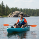 One seated modular fishing kayak AMBER KORA