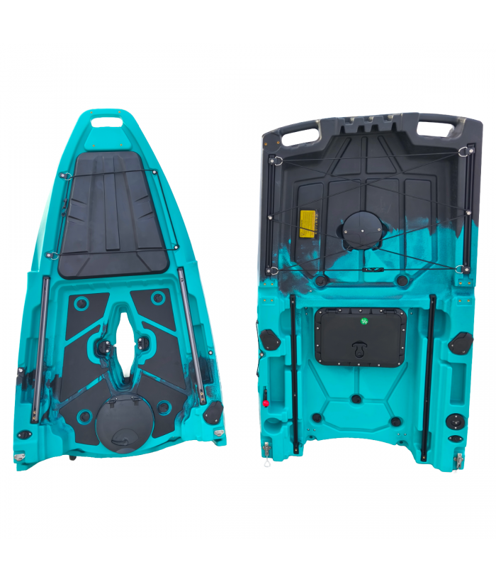 Vienvietė modulinė žvejybinė baidarė AMBER MAKO 10.2