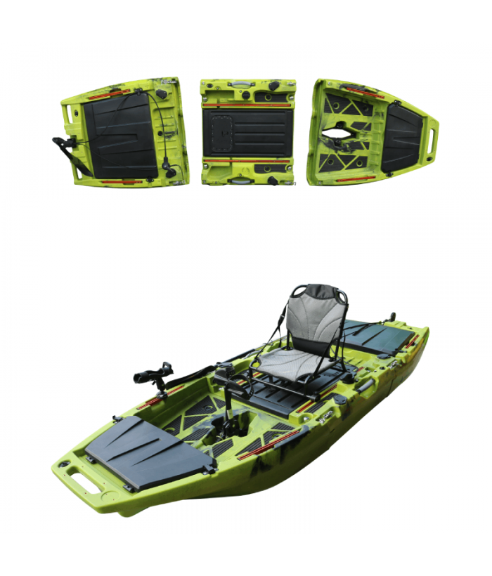 One seated modular fishing kayak AMBER NESO 10.2