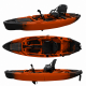 One seated modular fishing kayak AMBER SOMA 10.5