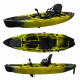 One seated modular fishing kayak AMBER SOMA 10.5