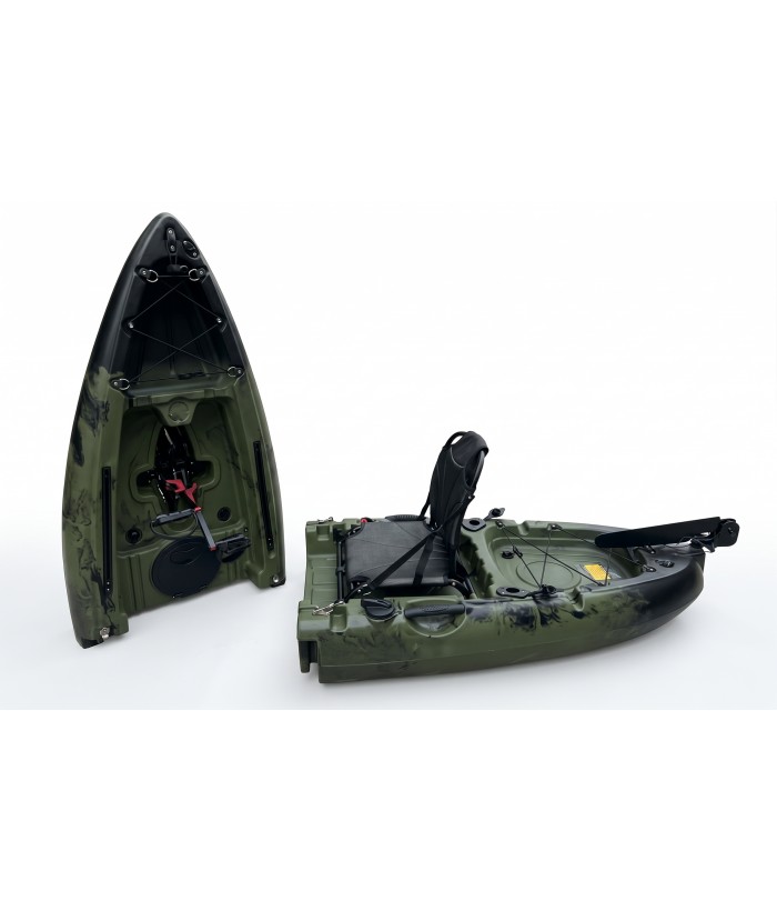 One seated modular fishing kayak AMBER GOBY I 8.9
