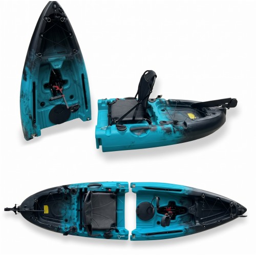 One seated modular fishing kayak AMBER GOBY I 8.9