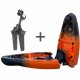 One seated modular fishing kayak AMBER KORA
