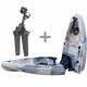 One seated modular fishing kayak AMBER KORA