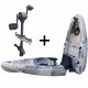 One seated modular fishing kayak AMBER KORA
