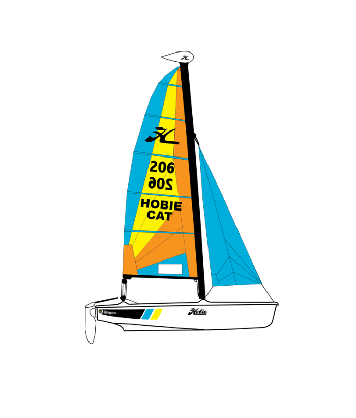 Sailing catamaran HOBIE DRAGOON CLUB