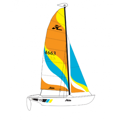 Sailing catamaran HOBIE 15