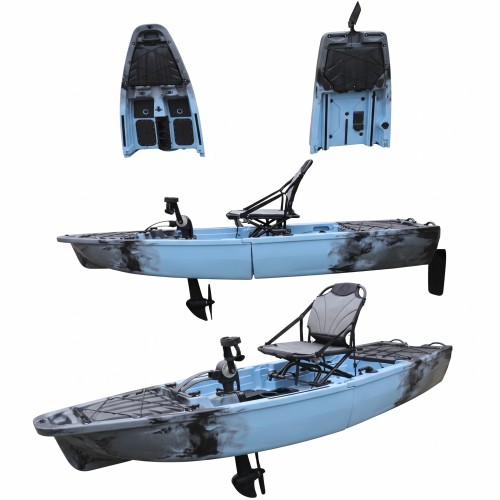 One seated modular fishing kayak AMBER ZANDER 9.2